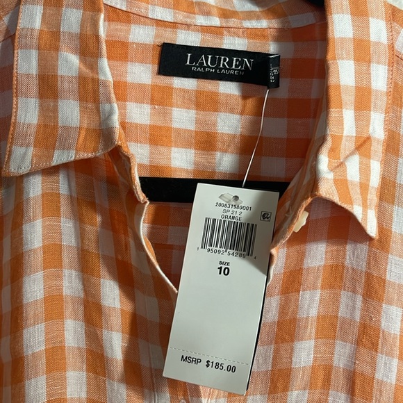 LAUREN RALPH LAUREN LINEN DRESS 👗 - Picture 4 of 5